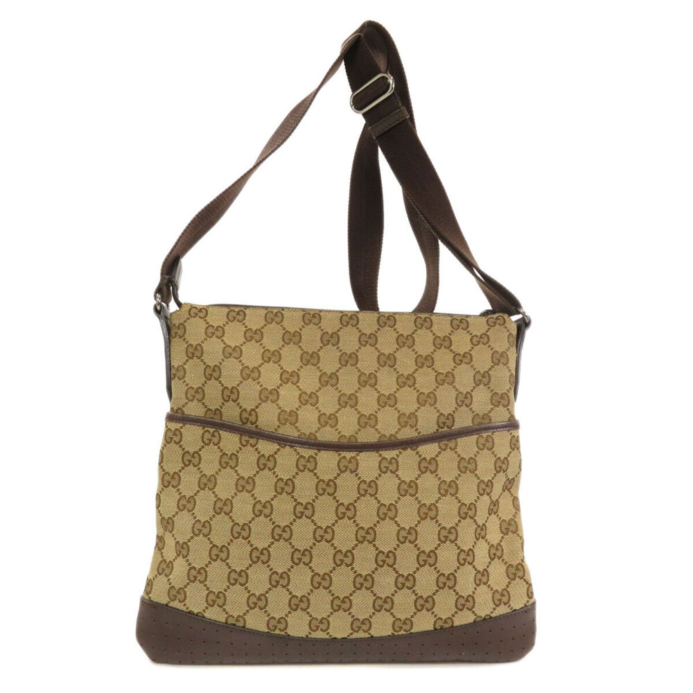 Gucci shoulder bag GG Canvas Crossbody Brown - Picture 11 of 11